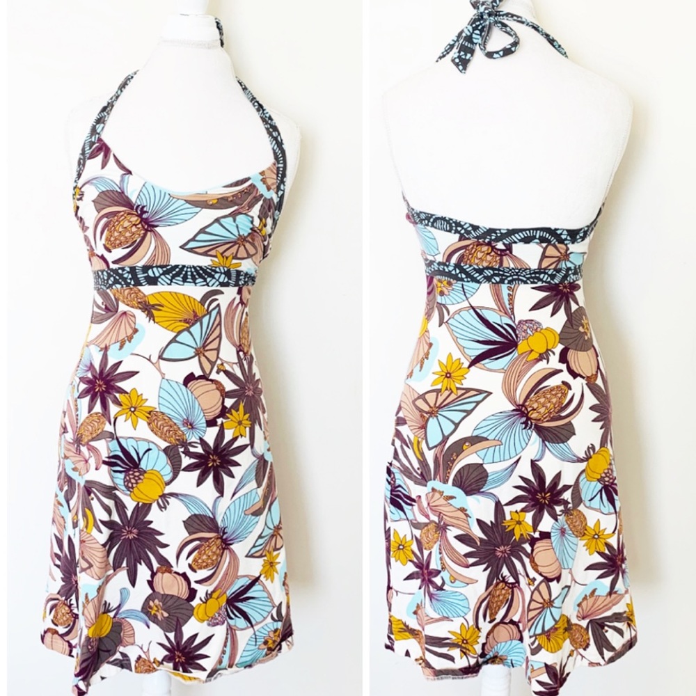Patagonia patterned halter dress size M